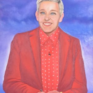 Ellen DeGeneres painting