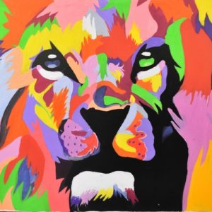 Multi color lion 9